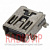 картинка Гнездо mini USB 5pin монтажное, SMT тип от интернет магазина Radiovip