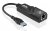 картинка Сетевая карта 3.0 USB - Lan RJ45 черная HY-3001 от интернет магазина Radiovip