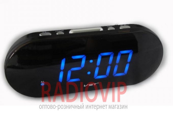Часы сетевые 717-5 синие