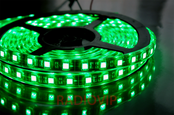 картинка Светодиодная лента LED 5050 зеленая от интернет магазина Radiovip