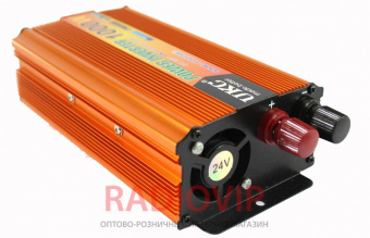 картинка Инвертор 24-220 UKC SSK-1000 1000W от интернет магазина Radiovip
