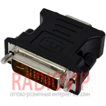 картинка Переходник шт.DVI-D(24+5) -гн.VGA от интернет магазина Radiovip