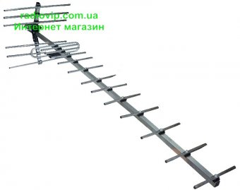 картинка Антенна телевизионная наружная ДМВ(Т2) тип АНТ-19-20-б. с отражателем от интернет магазина Radiovip