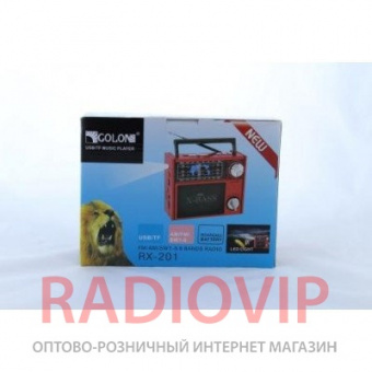 картинка Радио RX 201 с Led фонариком от интернет магазина Radiovip