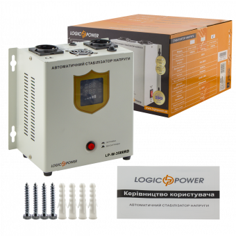 картинка Стабилизатор напряжения LogicPower LP-W-3500RD (2100Вт / 7 ступ) от интернет магазина Radiovip