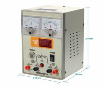 картинка Лабораторный блок питания YIHUA 1502T, 15B, 2A от интернет магазина Radiovip