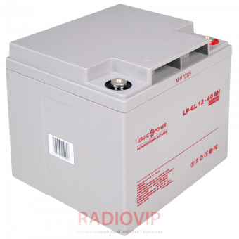 картинка Аккумулятор гелевый LP-GL 12 - 40 AH от интернет магазина Radiovip