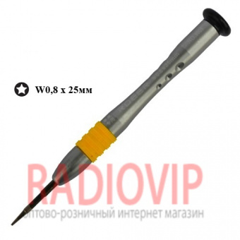 картинка Отвертка прецизионная для iPhone W0.8 R'Deer 39328 от интернет магазина Radiovip