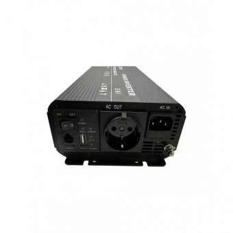 картинка Инвертор с чистой синусоидой 12V в 220V RSC500P 500W (макс.1000W) с зарядкой 10А + функция ATS от интернет магазина Radiovip