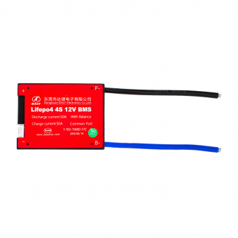 картинка BMS плата Lifepo4 12V 4S 50A симметрия от интернет магазина Radiovip