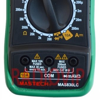 картинка Цифровой мультиметр  MASTECH  MAS830LC от интернет магазина Radiovip