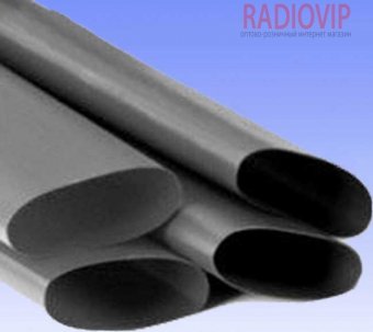 картинка Трубка термоусадочная 200/100 чёрная 1м. от интернет магазина Radiovip