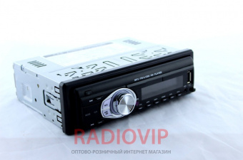 Автомагнитола 1081A MP3 / SD / USB / AUX / FM со съемной панелью, евро разьемы