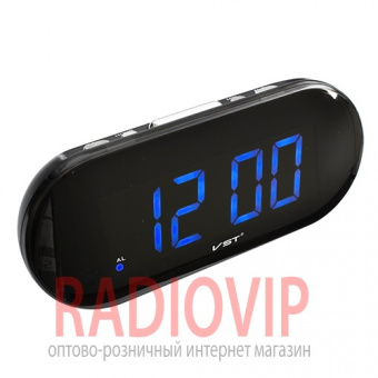 Часы сетевые 717-5 синие