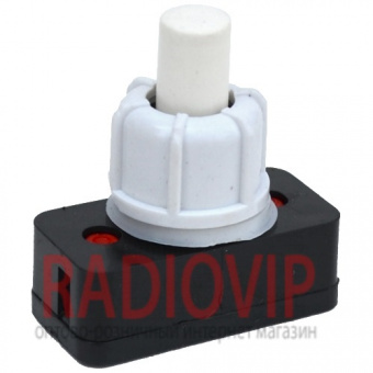 картинка Кнопка PBS-17B с фиксацией ON-OFF, 3А 250V от интернет магазина Radiovip