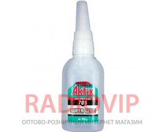 картинка Клей Akfix 705 50 грамм от интернет магазина Radiovip