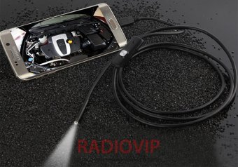картинка Электронный эндоскоп 7mm для смартфона Android 5 м от интернет магазина Radiovip