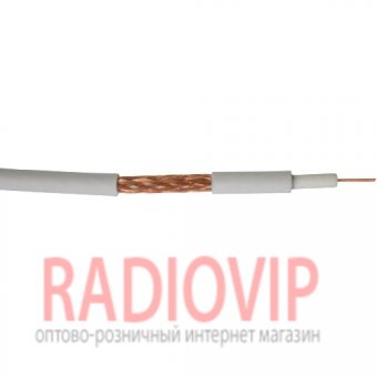 картинка Кабель РК 75-3-32B, (0,65СU+ 96х0,12CU), диам.-4,4мм, 200м., белый от интернет магазина Radiovip