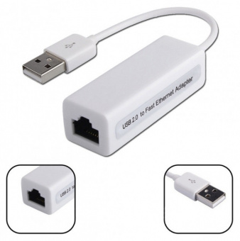 картинка USB LAN адаптер KY-RTL8152B (100 Mbps) от интернет магазина Radiovip
