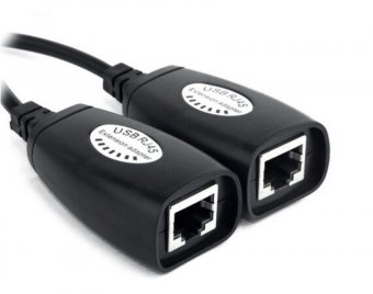 картинка USB удлинитель по витой паре RJ45 до 50м от интернет магазина Radiovip