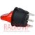 картинка Переключатель-тумблер MRS-103-9H ON-OFF-ON, 3pin, 6A, 220V, красный от интернет магазина Radiovip