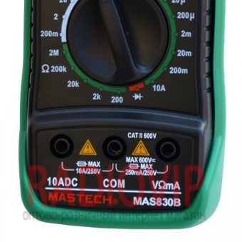 картинка Цифровой мультиметр  MASTECH  MAS830B от интернет магазина Radiovip