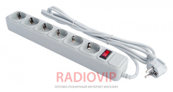 картинка Сетевой фильтр LogicPower LP-X6 1.8 м 6 розеток Grey от интернет магазина Radiovip