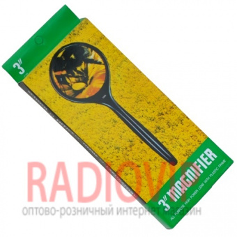 картинка Лупа 3 кратная, диаметр-75мм (86043) от интернет магазина Radiovip