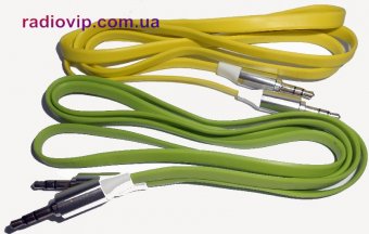 картинка Кабель шт.3,5-шт.3,5 1,5м HQ плоский от интернет магазина Radiovip