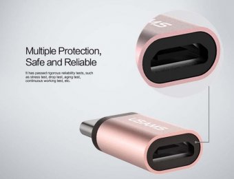 картинка Переходник штекер USB Type C 3.1 - гнездо Micro USB от интернет магазина Radiovip