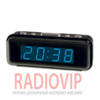 Часы сетевые  синие