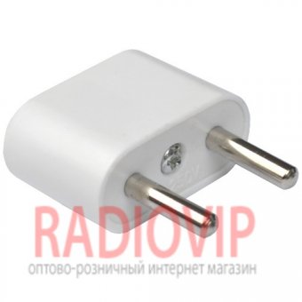 картинка Переходник сетевой универсальный плоский, белый от интернет магазина Radiovip