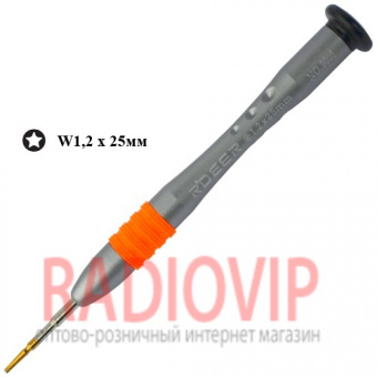 картинка Отвертка прецизионная для MacBook W1.2 R'Deer 39327 от интернет магазина Radiovip