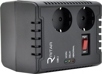 картинка Стабилизатор напряжения релейный RITAR CUBE-2 500VA 300W от интернет магазина Radiovip