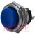 картинка Кнопка большая PBS-26B без фиксации OFF-(ON), 2pin, 2А 250V, синяя от интернет магазина Radiovip