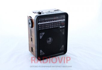 картинка Радиоприемник Golon RX 9100 портативная колонка USB /SD / MP3/ FM / LED фонарик от интернет магазина Radiovip