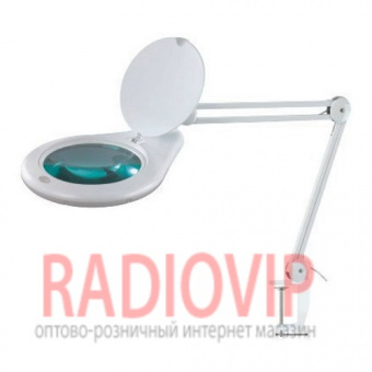 картинка Лупа-лампа на струбцине 8062D3 LED подсветка 84светод. 3Х, диам-180мм от интернет магазина Radiovip