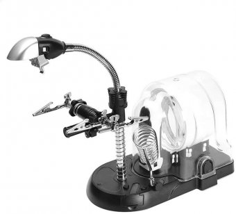 картинка Держатель третья рука MG7761 с LED подсветкой от интернет магазина Radiovip