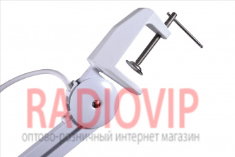 картинка Лупа-лампа с люминисцентной  подсветкой на струбцине, прямоуг., 5Х, диам-190х157мм 2x9W 8609-D от интернет магазина Radiovip