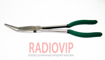 картинка Утики изогнутые ,зелёные ручки 285*40*40,45 градусов от интернет магазина Radiovip