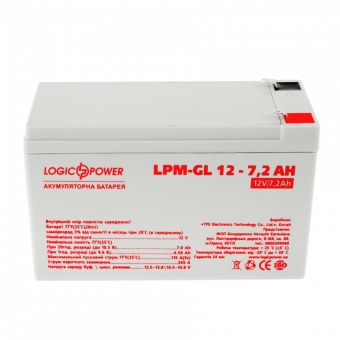 картинка Аккумулятор гелевый  LP-GL 12V 7,2AH от интернет магазина Radiovip