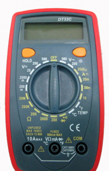 картинка Мультиметр DT-33C от интернет магазина Radiovip