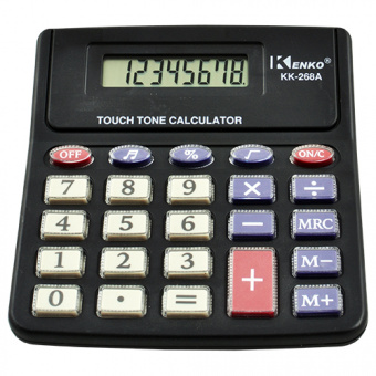 картинка Калькулятор Kenko KK-268A/729A/8819А - 8, музыкальный от интернет магазина Radiovip
