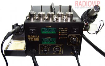 картинка Паяльная станция BAKU 702B от интернет магазина Radiovip
