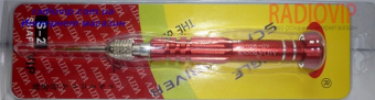 картинка Отвертка BAKKU BK-338 T5x25mm, Red от интернет магазина Radiovip