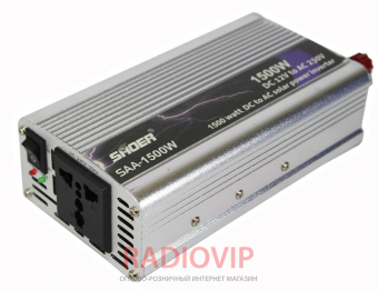 картинка Инвертор 12-220 UKC SAA-1500 1500W от интернет магазина Radiovip