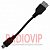 картинка Шнур гн.USB А -шт.mini USB 5pin, v2.0, диам.-4мм., 0,1м., чёрный от интернет магазина Radiovip