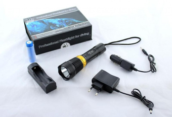 картинка Фонарик BL 8762 XPE Подводный фонарь (80) в уп.20 шт. от интернет магазина Radiovip