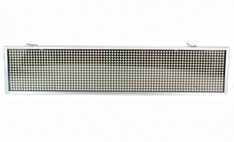 картинка Бегущая Led строка в авто P5 White 10*40 с белыми диодами / Светодиодная вывеска для автомобиля от интернет магазина Radiovip