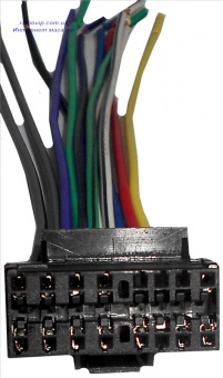 картинка Разъем автомагнитолы  JVC 16pin, JV16-00 от интернет магазина Radiovip